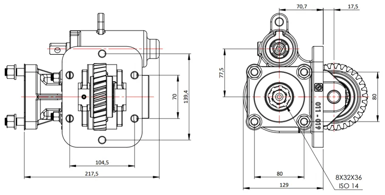 019 BC1 teknik çizimi — kesit, ölçü ve montaj şeması