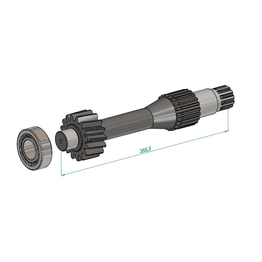 1.02.51.TK 147 9S 75 KARDAN MİLİ TAKIMI (355.5mm)