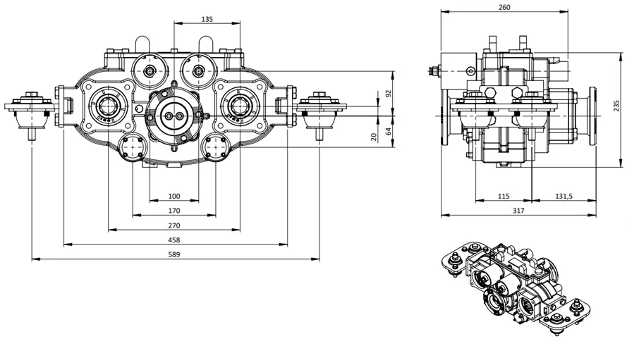 CTM 178 teknik çizimi — kesit, ölçü ve montaj şeması