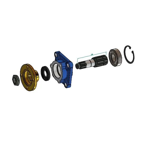 1.20.08.TK TEK DİŞLİ 25`LİK 4X3 SOMUNLU