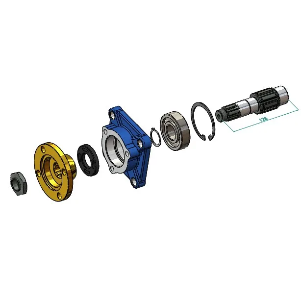 1.20.10.TK TEK DİŞLİ FREZELİ 25`LİK 4X3 ISO SOMUNLU