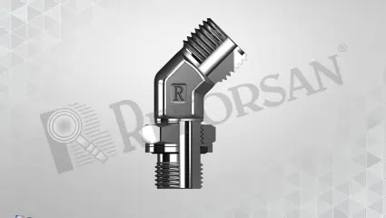UNF - ORFS 45° KONTRALI DİRSEK KONTRALI DİRSEKLER
